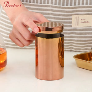 Custom Metal Sealed Cans Mini Can Tea Leaf Caddy Cylinder Tea Canisters Coffee Tin Box