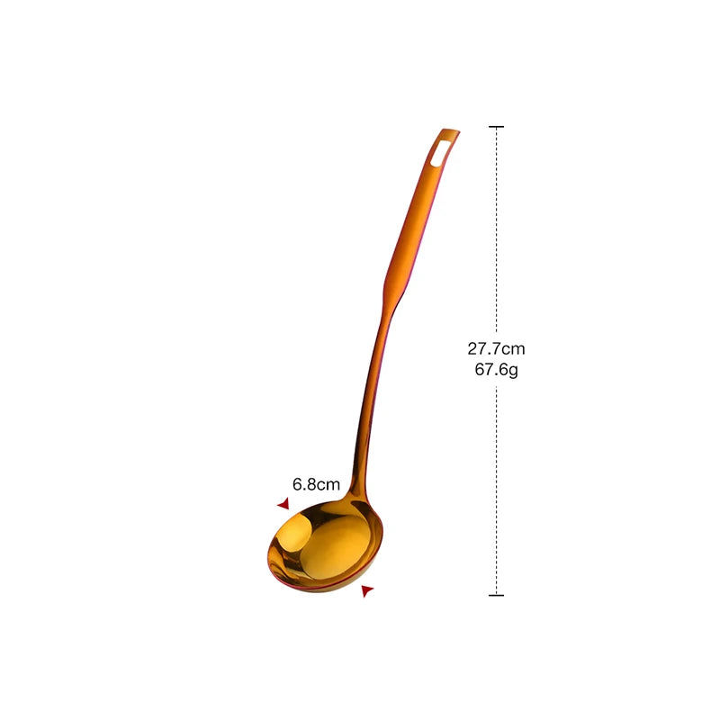 Hot Sales Top Seller Kitchenware Stainless Steel Hot Pot Soup Serving Slotted Spoon