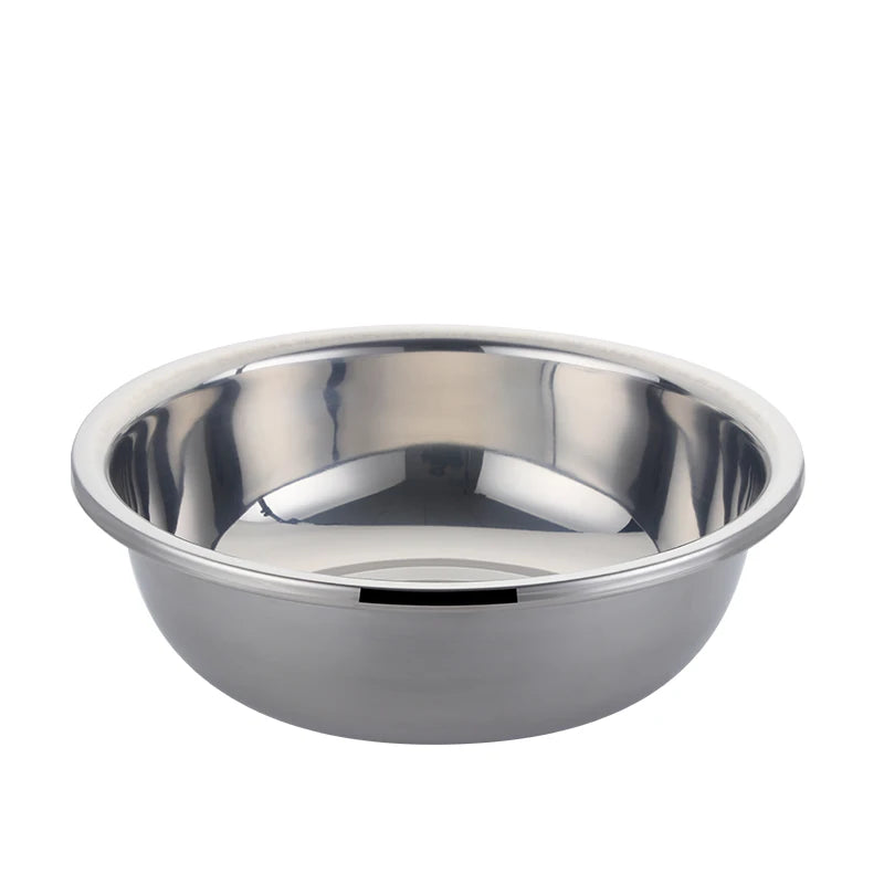 Multifunctional Wash Basin Fruit Vegetable Washbowl Stainless Steel Mixing Basin