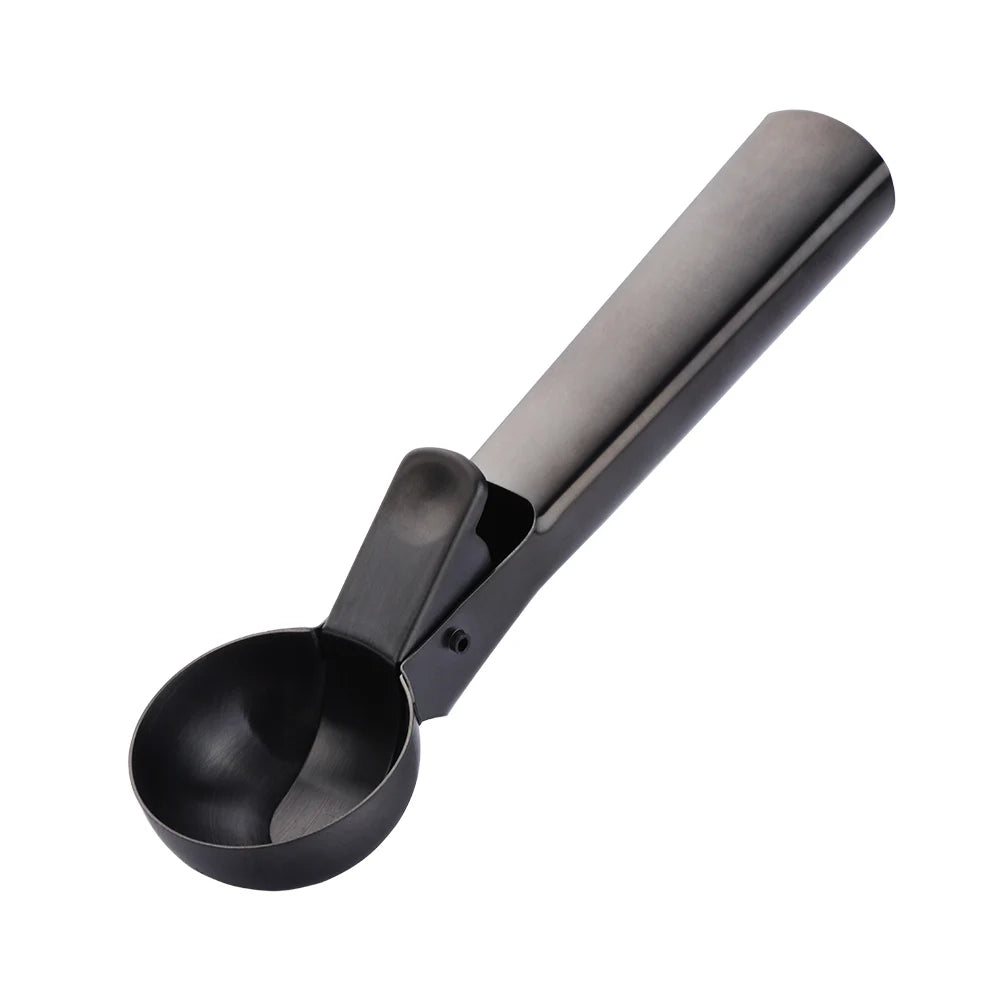 Wholesale Gold Ice Cream Spoon Stainless Steel Ice Cream Scoop with Trigger