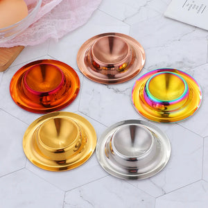 Hot Seller Stainless Steel Egg Boiler Steamer with Cup Holder Metal High Visibility Product