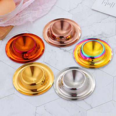 Hot Seller Stainless Steel Egg Boiler Steamer with Cup Holder Metal High Visibility Product