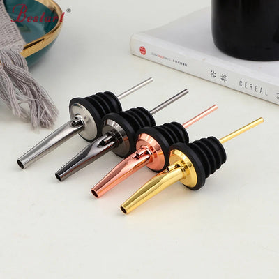 ODM/OEM Hot Sell Pourer Bottle Diversion Nozzle Vacuum Stainless Steel Cocktail Champagne Red Wine Bottle Stoppers