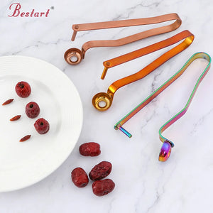Kitchen Gadget Stainless Steel Putter Red Date Hawthorn Cherry Olive Plum Sheller Fruit Jujube Corer Seed Remover