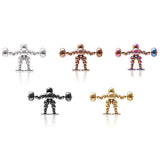 Stainless Steel Handmade Color Chrome Popeye's Resin Crafts and Arts for Gifts Adults