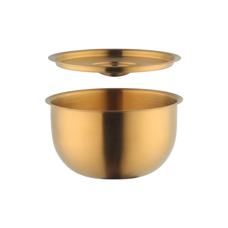 Baby Food Supplement Bowl Multifunctional Household 304 Stainless Steel Steamed Egg Stew Pot Bowl with Lid