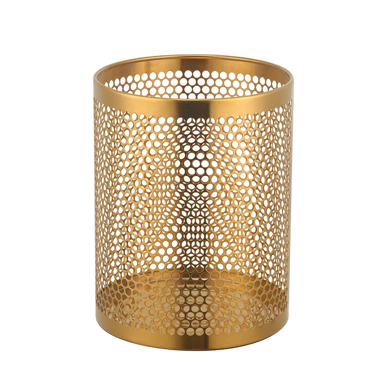 Multi-Purpose Stainless Steel Trash Can for Hotel Bathroom Waste Bin