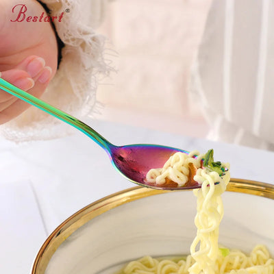 New Product Integrated Spork Forks Stainless Steel Spoon with Fork Teeth