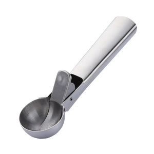 Wholesale Gold Ice Cream Spoon Stainless Steel Ice Cream Scoop with Trigger