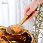Multi-functional Kitchen Tools Stainless Steel Colander Food Filter Spoon With Clip