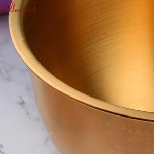 Kitchen Utensil Cooking Basin Pot Stainless Steel Mixing Bowl Soup Salad Bowl