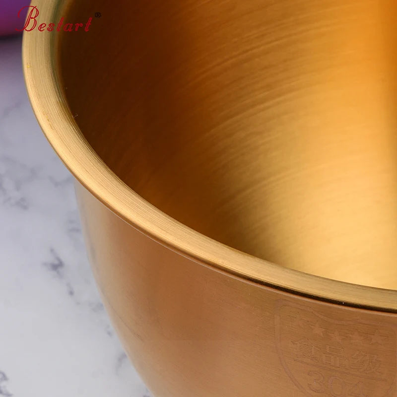 Kitchen Utensil Cooking Basin Pot Stainless Steel Mixing Bowl Soup Salad Bowl