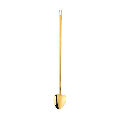 High Quality Heart Shaped One-Spoon Fork Stainless Steel for Camping Price