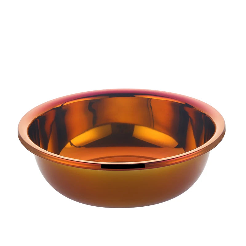 Multifunctional Wash Basin Fruit Vegetable Washbowl Stainless Steel Mixing Basin