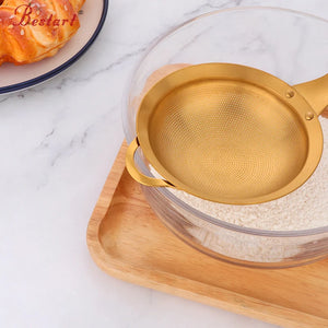 Baking Pastry Tools 18/8 Stainless Steel Sifters Fine Mesh Strainers Sieve Colanders Flour Strainer