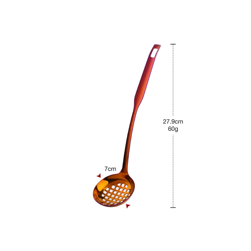 Hot Sales Top Seller Kitchenware Stainless Steel Hot Pot Soup Serving Slotted Spoon