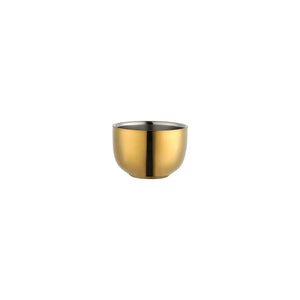 Chinese Kung Fu Luxury Stainless Steel Tea Cup Set With Tray Sieve