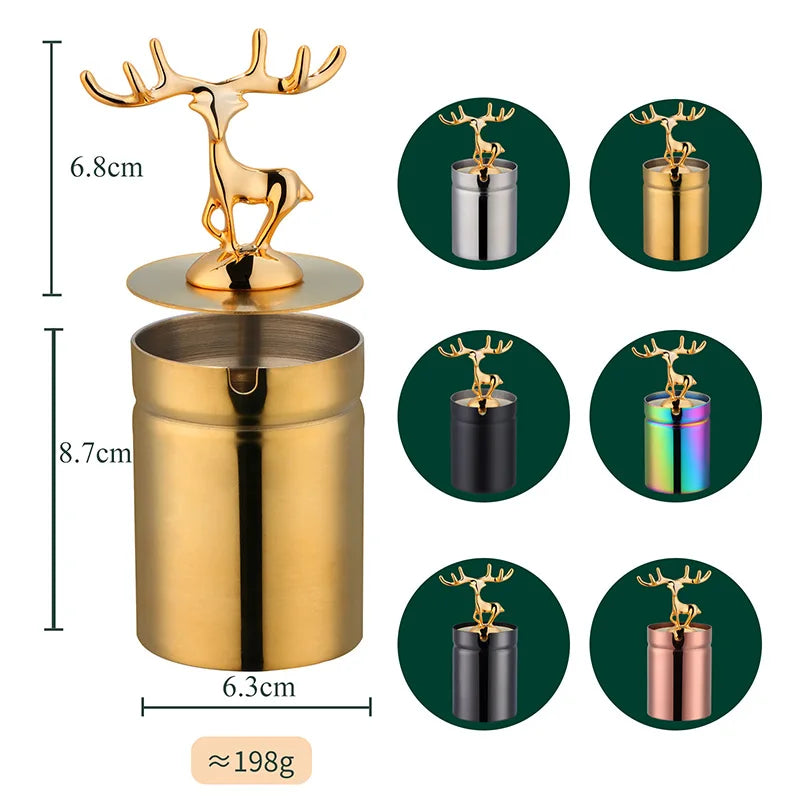 Custom logo High Quality Metal Stamping Parts Logo Shape Metal Stainless Steel Metal Smoking Cigar Ashtray