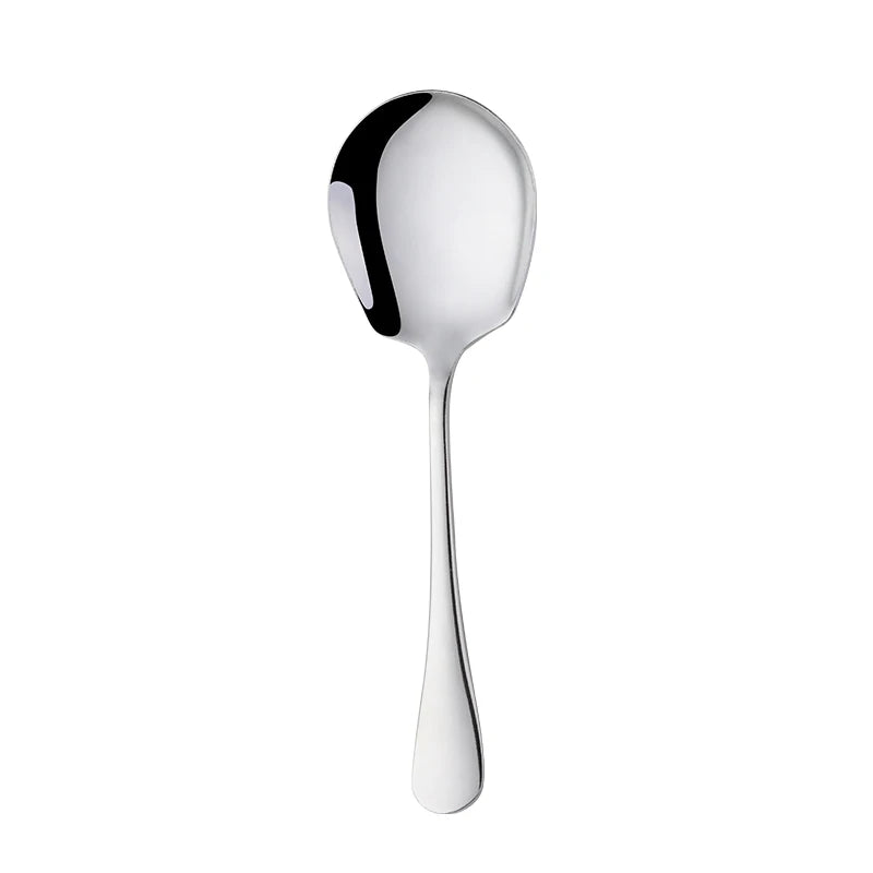 High Quality Colorful Slotted Service Spoons Set Stainless Steel Large Serving Spoon For Buffet Restaurant