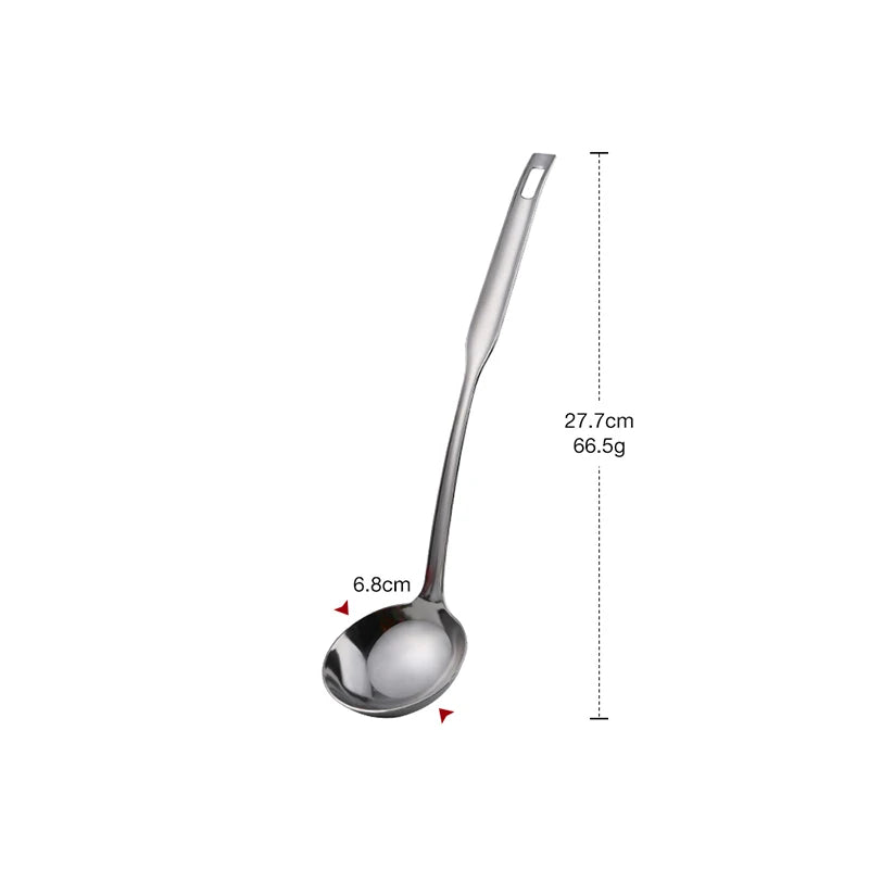 Hot Sales Top Seller Kitchenware Stainless Steel Hot Pot Soup Serving Slotted Spoon