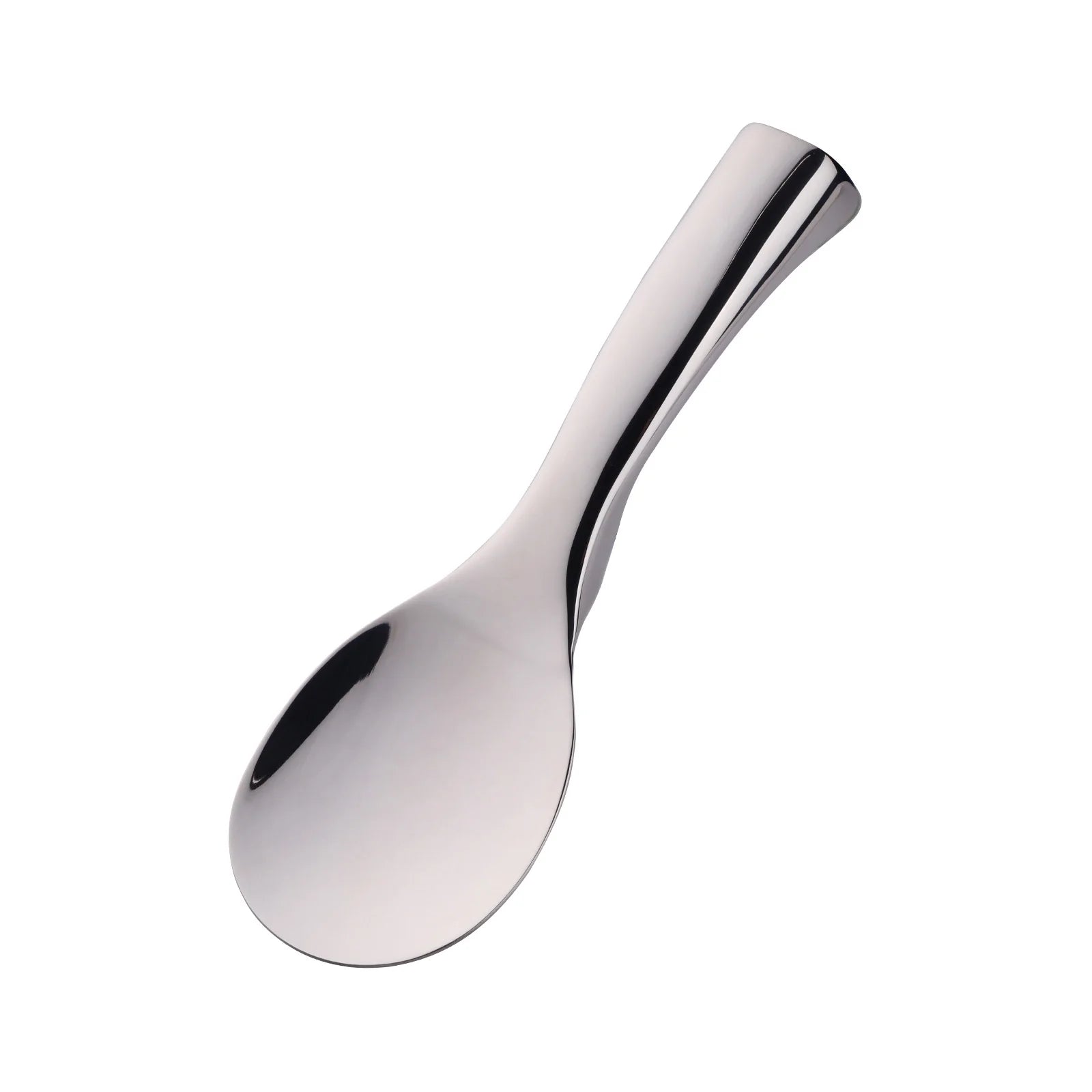 Metal Stainless Steel Ladle Rice Serving Chinese Stainless Steel Soup Spoon Rice Soup Serving Deep Spoon