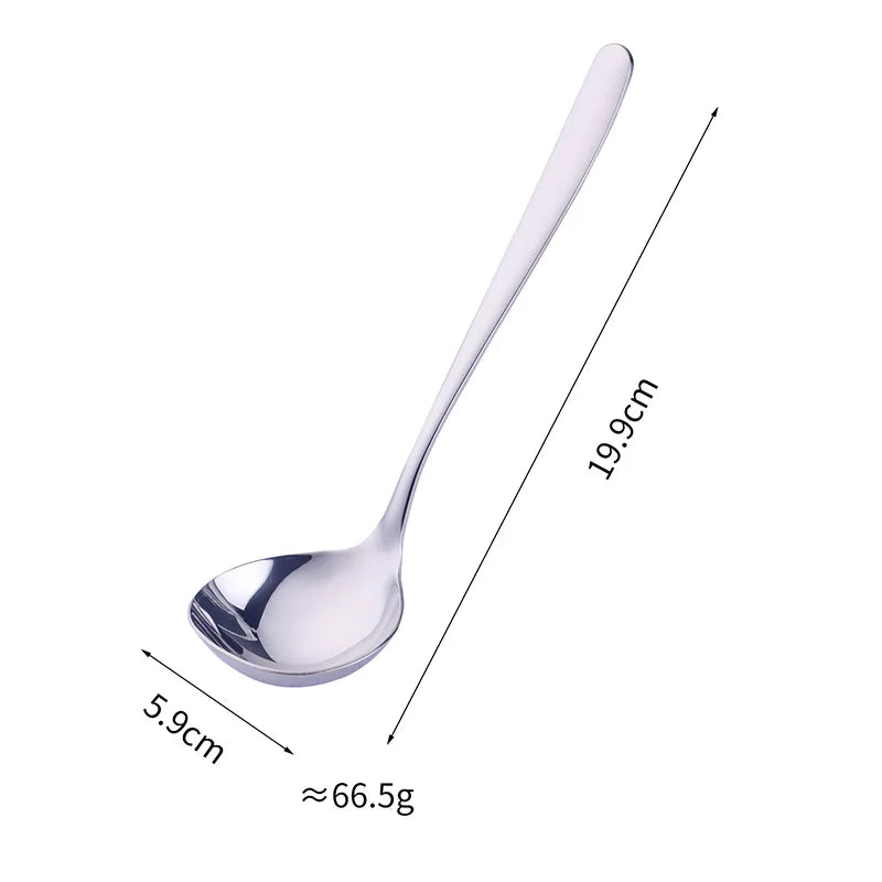 Kitchen Gadgets Sauce Soup Spoons Stainless Steel Soup Ladle Serving Spoons for Home and Kitchen