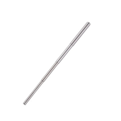 Portable Drinking Metal Gold Extendable Stainless Steel Straw with Brush and Nylon Bag