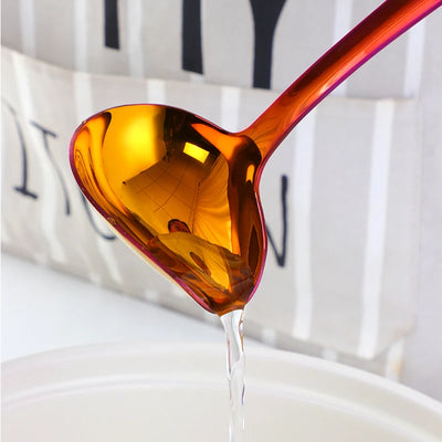 Cake Making Tools Rust Proof Titanium Plated Sauce Oil Duckbill Stainless Steel Spoon
