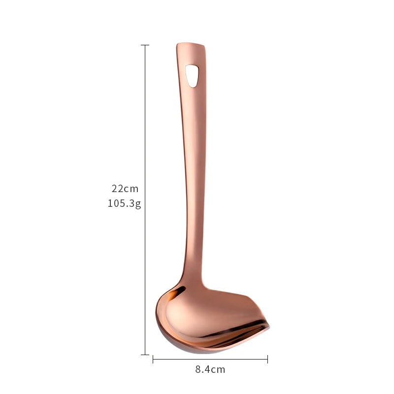 Cake Making Tools Rust Proof Titanium Plated Sauce Oil Duckbill Stainless Steel Spoon