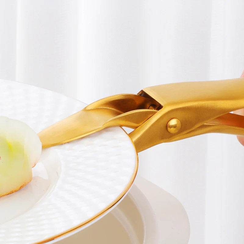 Superior Quality Kitchen Tools Stainless Steel Tongs Kitchen Helper for Plate