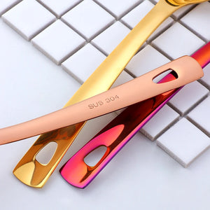 Cake Making Tools Rust Proof Titanium Plated Sauce Oil Duckbill Stainless Steel Spoon