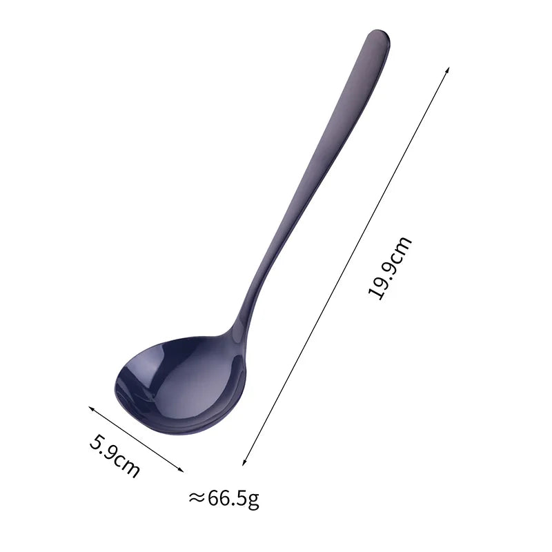 Kitchen Gadgets Sauce Soup Spoons Stainless Steel Soup Ladle Serving Spoons for Home and Kitchen