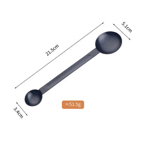 Double Head Customizable logo Multi-function Stainless Steel Ice Cream Sugar Coffee Measuring Scoop