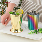 Moscow Mint Metal Julep Cups Gold Plated Custom Cocktail Wine 304 Stainless Steel Mugs