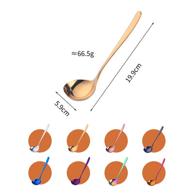 Kitchen Gadgets Sauce Soup Spoons Stainless Steel Soup Ladle Serving Spoons for Home and Kitchen