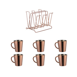 ODM/OEM Top Sale Luxury Double Wall Stainless Steel Colorful Coffee Cups Sets