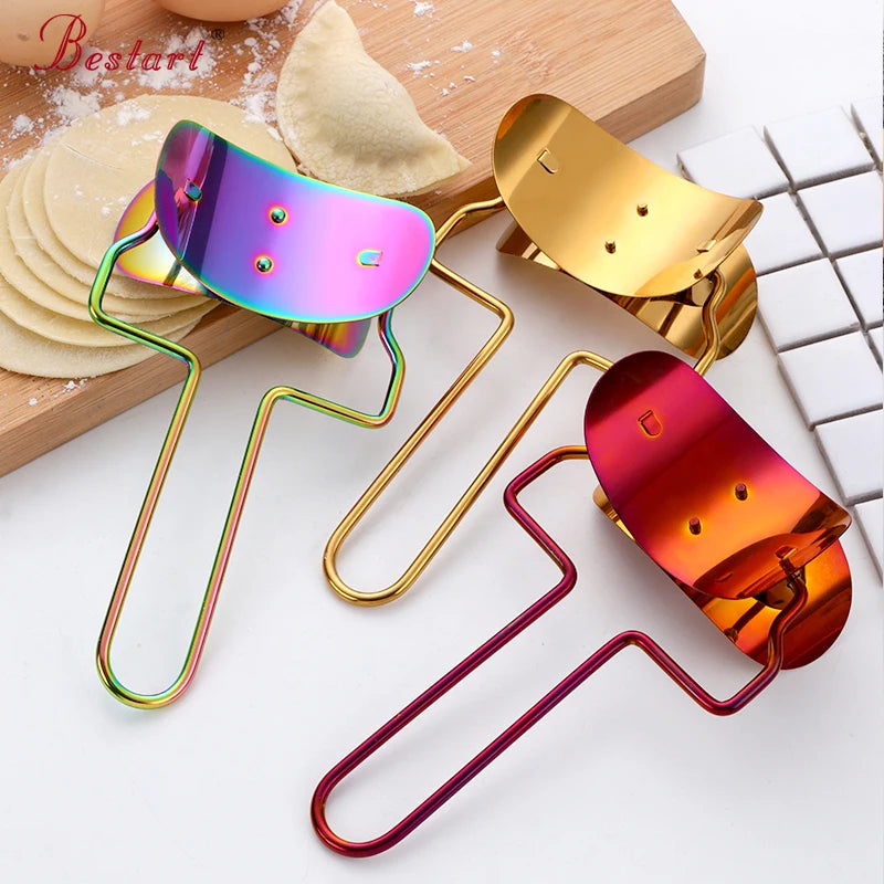Kitchen Gadgets Accessories Stainless Steel Dumpling Tools Press Skin Dumpling Maker
