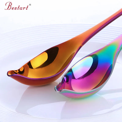 Professional Chef Stainless Steel Cake Coffee Decorative Multipurpose Stainless Steel Culinary Cooking Drawing Spoon
