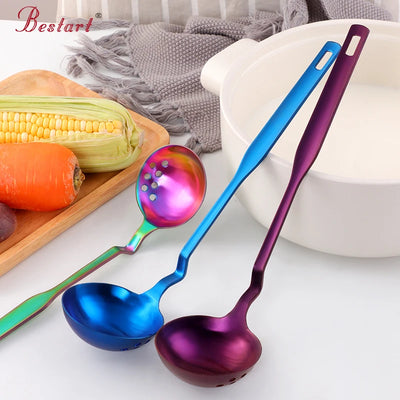 New Arrivals Kitchen Accessories Utensils Long Handle Big Colander Soup Spoon Stainless Steel Serving Spoons Soup Ladle