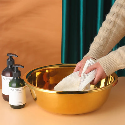 Multifunctional Wash Basin Fruit Vegetable Washbowl Stainless Steel Mixing Basin