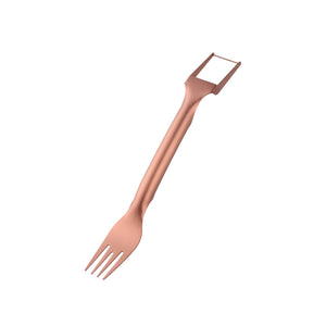 Creative Cartoon Animal Shape Fork and Spoon Set Stainless Steel Long Handle Spoon Fork