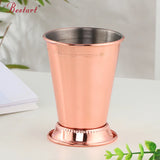 Moscow Mint Metal Julep Cups Gold Plated Custom Cocktail Wine 304 Stainless Steel Mugs