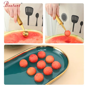 Kitchen Accessories Fruit Vegetable Tools Fruit Melon Ballers Stainless Steel 304 Fruit Digging Scoop