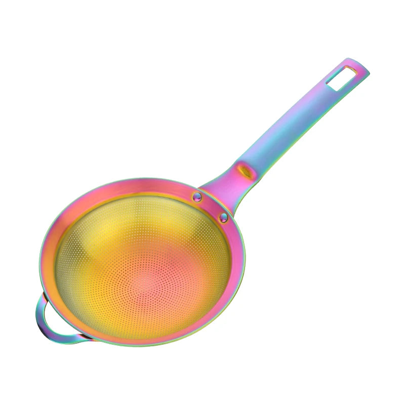 Baking Pastry Tools 18/8 Stainless Steel Sifters Fine Mesh Strainers Sieve Colanders Flour Strainer