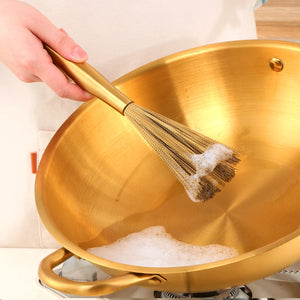 Factory Direct Sale Stainless Steel Series Kitchen Cleaning Brush Silicone Rubber Pot Dish Brush