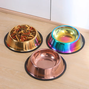 Custom Logo Dog Bowl Stainless Steel Manufacturer Stainless Steel Pet Bowl