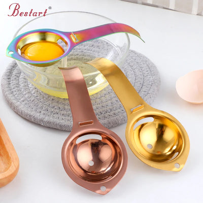 Kitchen Gadget Stainless Steel Tool Egg Divider White Yolk Egg Separator