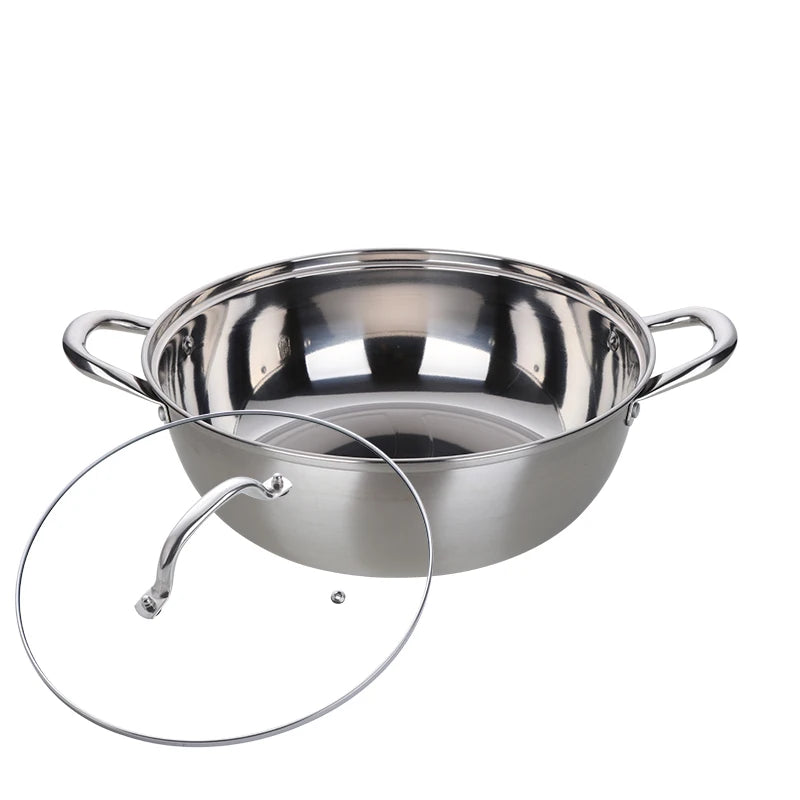 Custom Kitchenware Pots Stainless Steel Nonstick Hot Pot Cooking Pots Cookware Sets