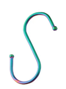Wholesale Metal S Hook Multifunctional  Kitchen Stainless Steel Free Punching Double Head Hanging Hook