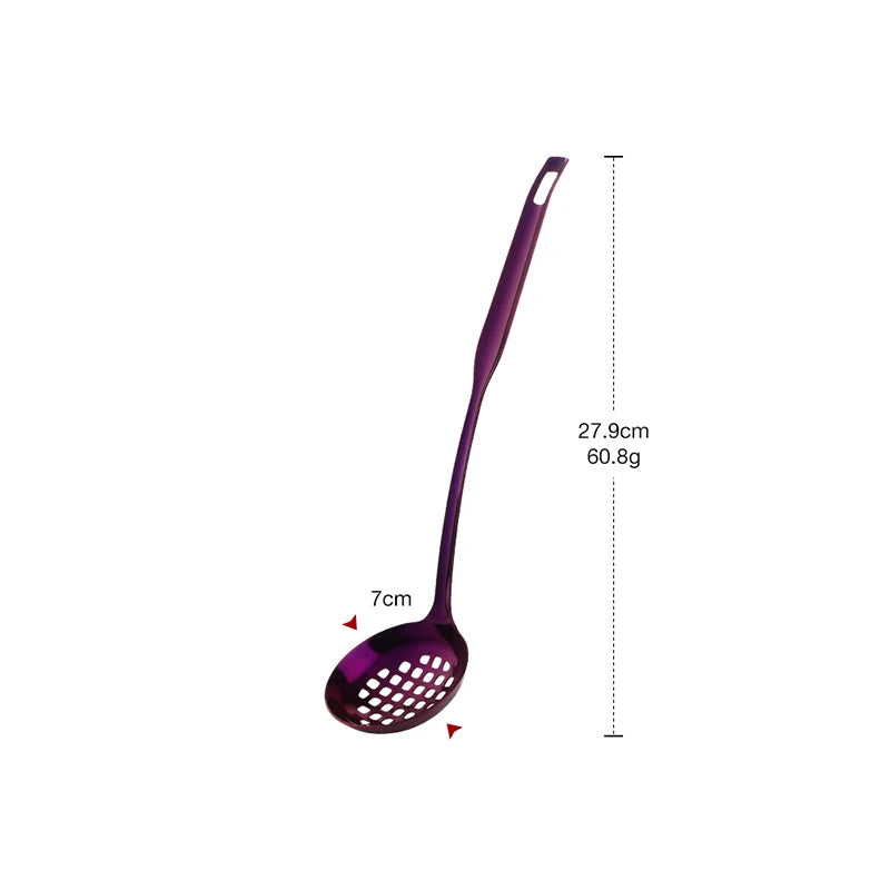 Hot Sales Top Seller Kitchenware Stainless Steel Hot Pot Soup Serving Slotted Spoon